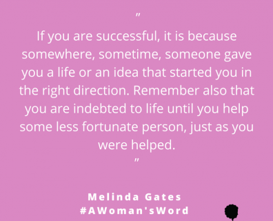 Melinda Gates on Helping Others